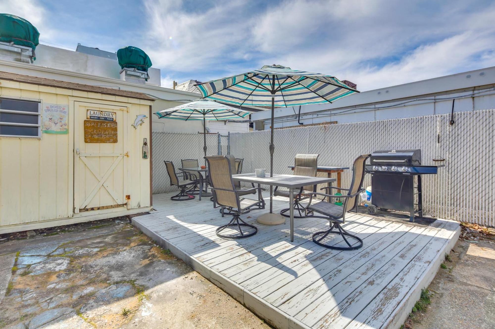 Pet-Friendly Apartment In Wildwood Less Than 1 Mi To Beach エクステリア 写真